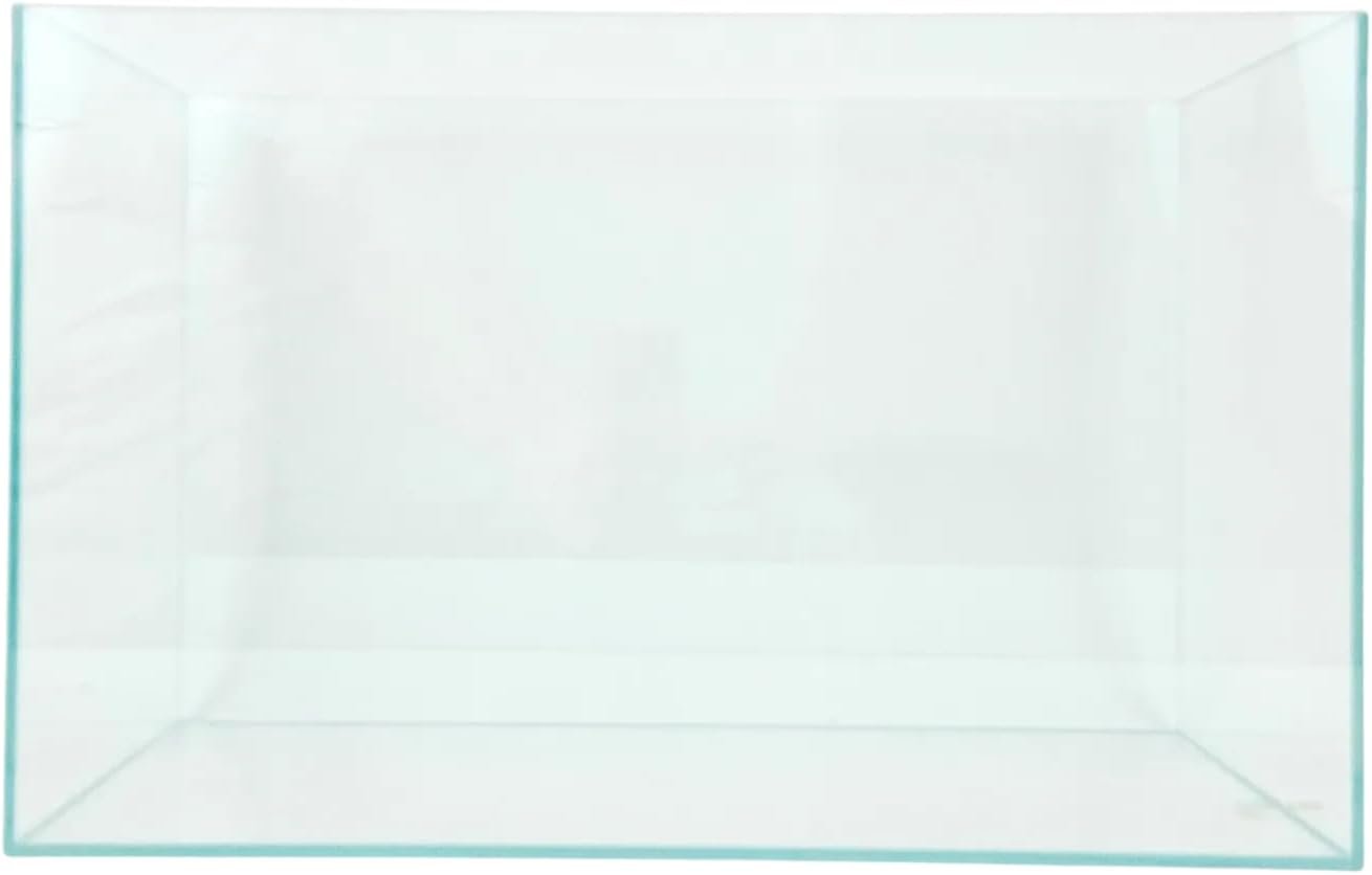 Lifegard Aquatics Crystal Rimless Aquarium – Ultra-Clear 20 Gallon Low-Iron Glass Fish Tank with 45° Beveled Edges, Insulation Pad – for Freshwater/Marine, Leak-Proof, Home/Office Decor