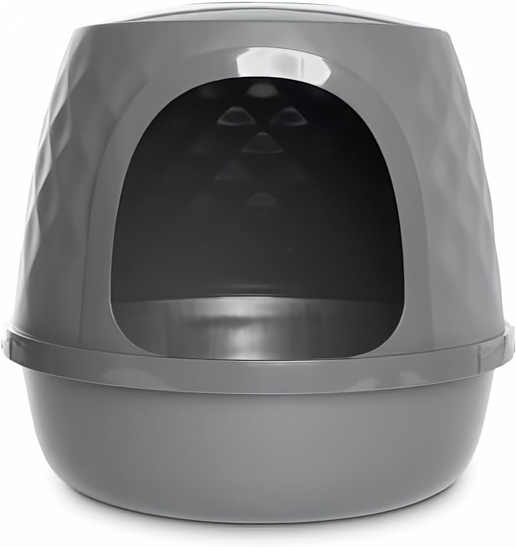 So Phresh by Petco Geometric Covered Cat Litter Box 17.5″ L X 17.5″ W X 16″ H