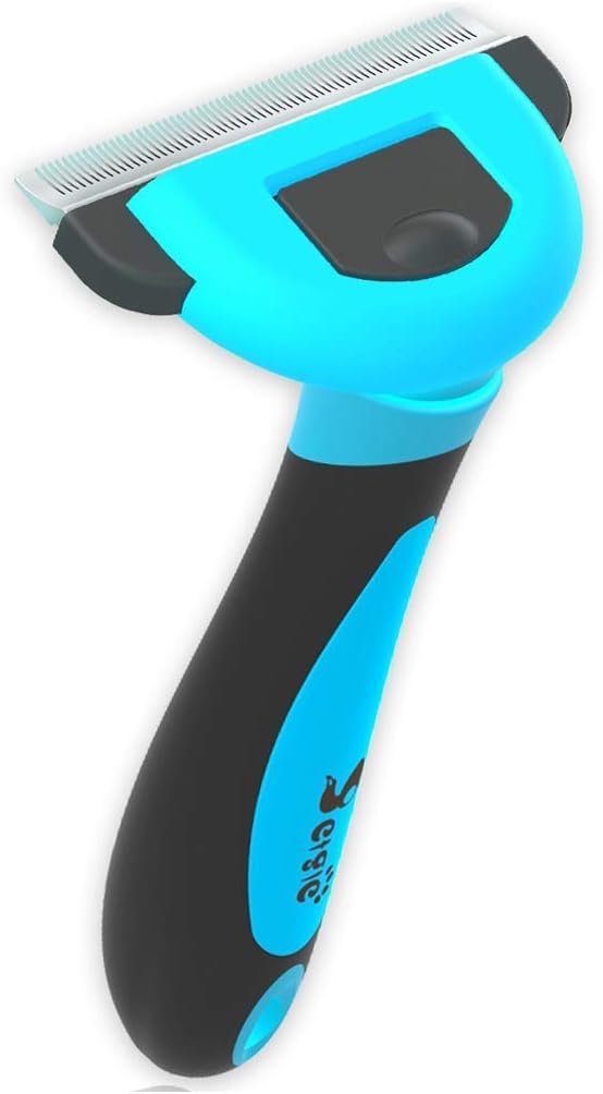 Cat Brush & Cat Comb for Shedding, 2.5inch Blue – Hair Brush for Long Hair and Short Hair, Pet Grooming Tool for Small to Medium Dogs and Cats, Detangle, Eco Friendly, Weekly Grooming