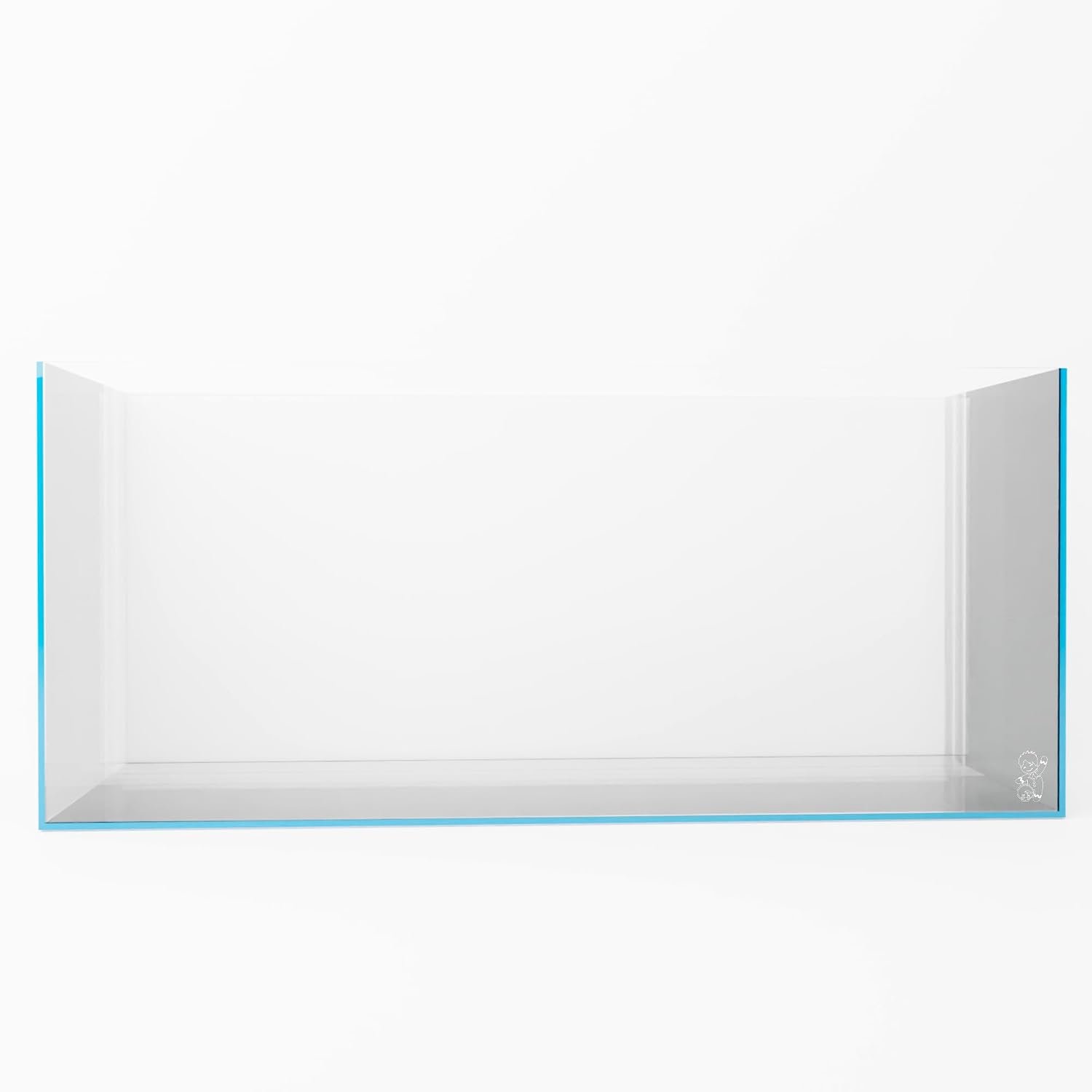 Low Iron Ultra Clear Rimless Glass Aquarium Fish Tank (20 Gallon Long)