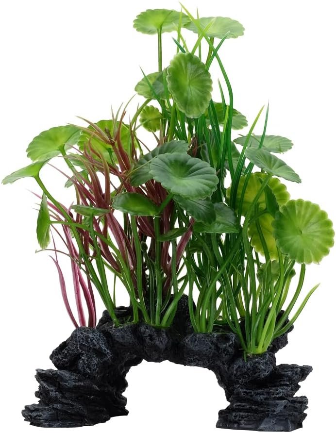 Fluval Aqualife Green Lysimachia Plant Mix | Plastic Aquarium Plant Decoration