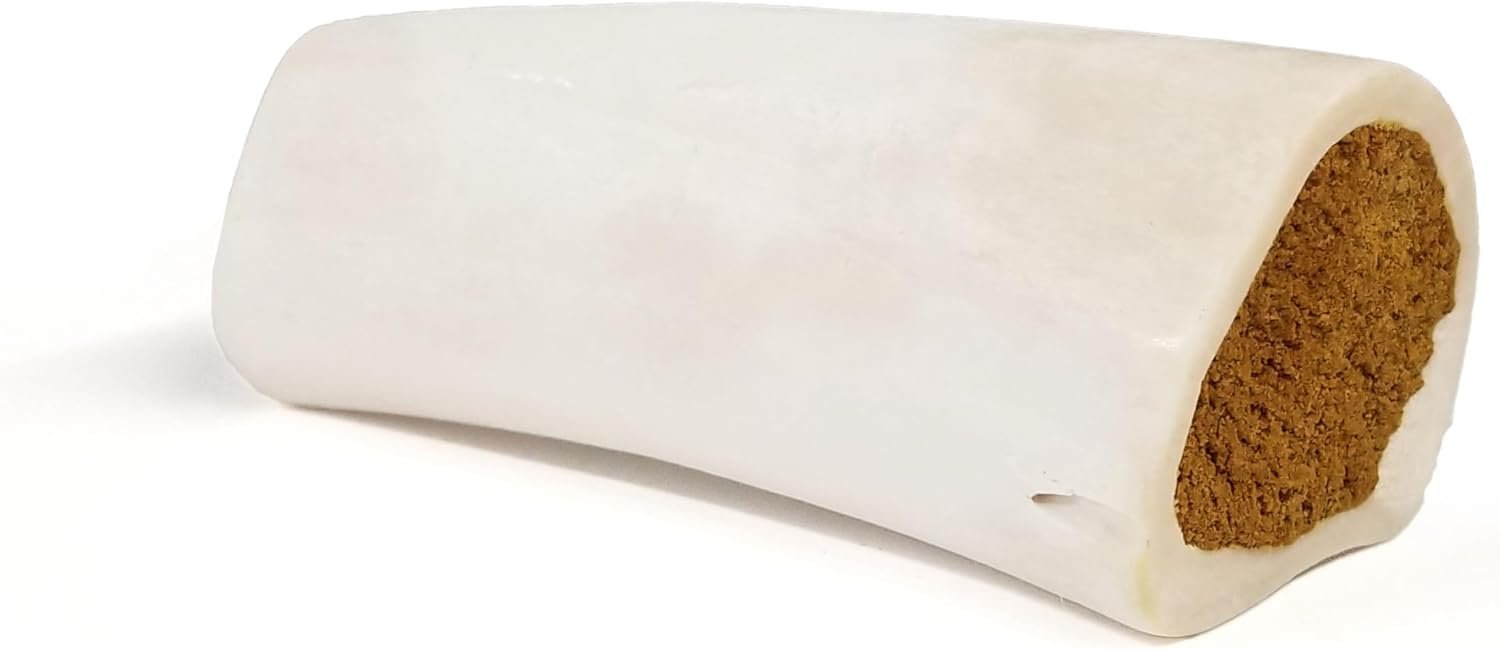 Cadet Stuffed Shin Bones for Dogs, Peanut Butter Flavor, Large, 5-6″ | Long lasting dog chew bone for aggressive chewers, supports dental health, dog bones for large dogs, keeps dogs busy