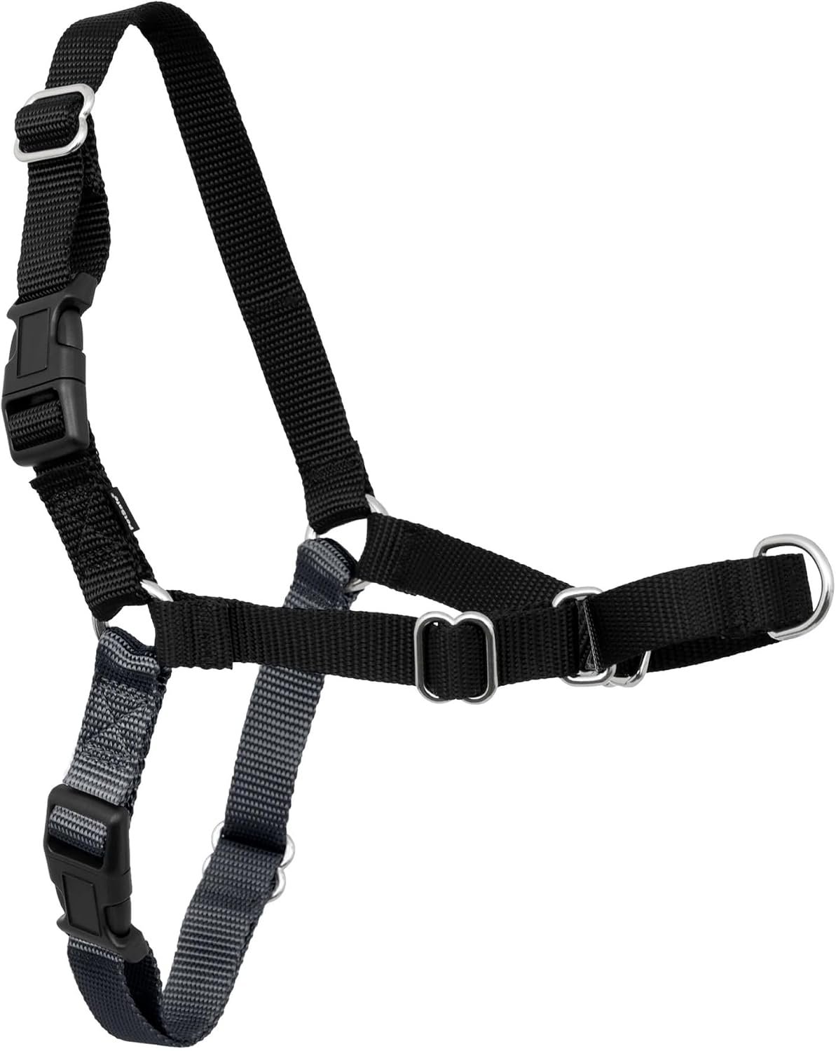 PetSafe Easy Walk Harness, No Pull Dog Harness, Charcoal Gray, Medium/Large