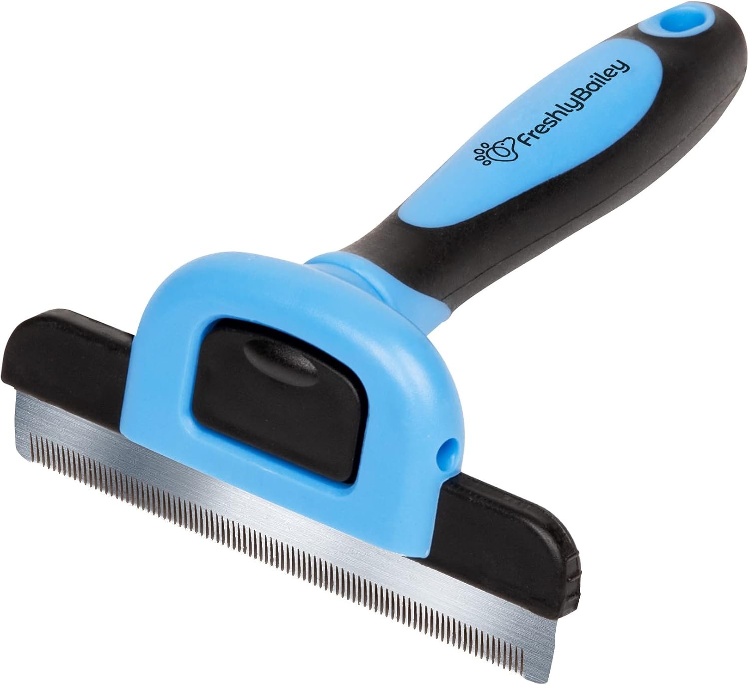 Freshly Bailey Deshedding Brush for Short Haired Dogs & Cats – Cat and Dog Brush for Shedding Short Hair – Highly Effective Deshedder Grooming Comb