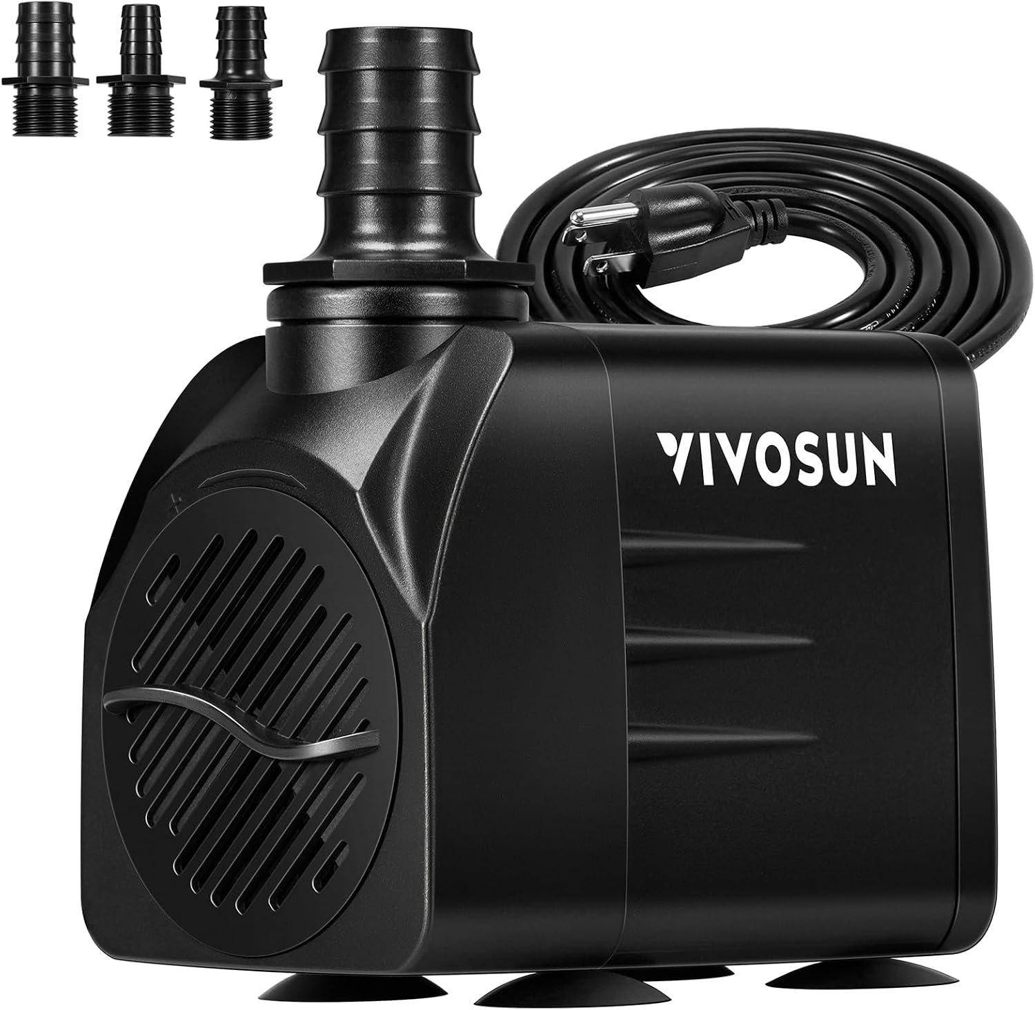 VIVOSUN 660GPH Submersible Fountain Water Pump for Pond, Aquarium, Statuary | 2500L/H 35W Aquarium Pump, Ultra Quiet Fountain Pump with 8.2ft/2.5m High Lift for Fish Tank, Hydroponics
