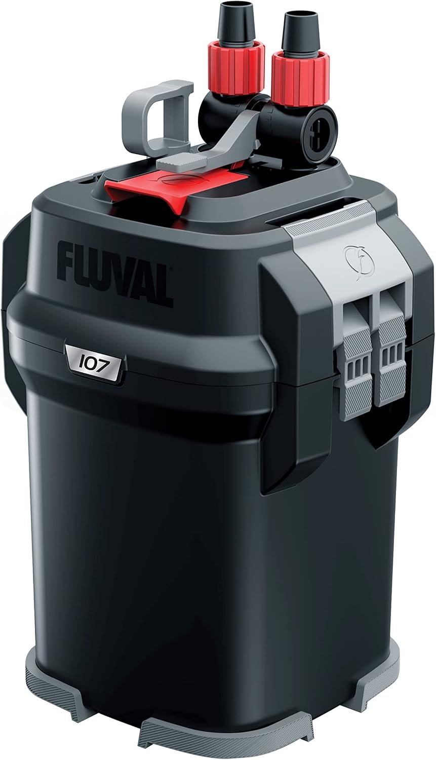 Fluval 107 Perfomance Canister Filter – for Aquariums Up to 30 Gallons – Aquarium Canister Filter