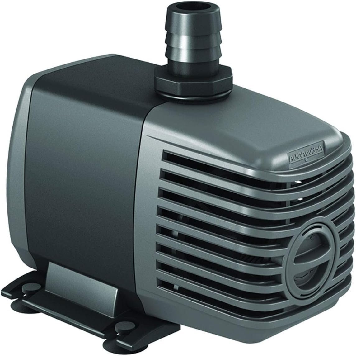 Active Aqua Submersible Water Pump High Performance Magnetic Drive Pump for Hydroponics Aquariums and Fountains Reliable Water Flow and Oxygenation in Multiple Gallons Per Hour Sizes | 24W Motor, For 40 Gallon Reservoirs, 120V Electric, 6 ft Power Cord, Ceramic Shaft, Adjustable Flow Control