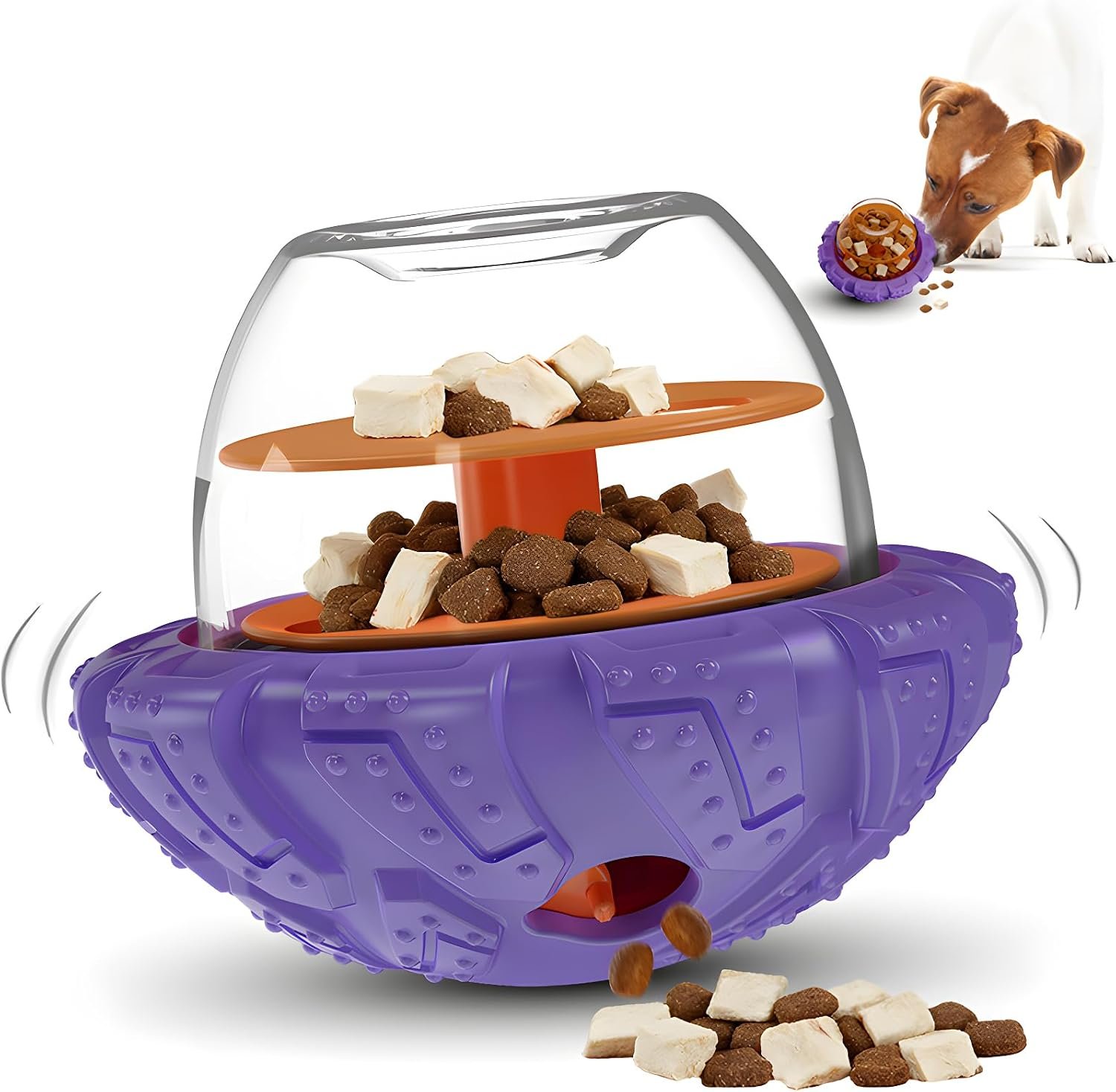 BoYoYo Interactive Dog Puzzle Toy for Smart, Dog Enrichment Toys to Keep Them Busy, Cognitive Dogs Toy to Stimulate Their Brain, Dog’s Treat Dispensing Toys with Slow Feeder, Easy to Clean