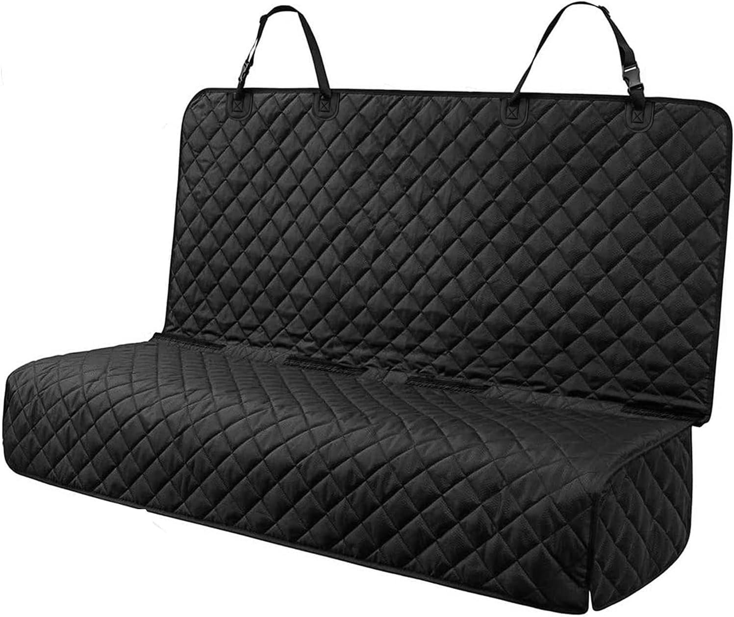 PETICON Waterproof Scratchproof Pet Bench Seat Covers for Cars, SUVs, Nonslip Durable Back Seat Cover for Dogs, 600D Oxford Fabric, Machine Washable