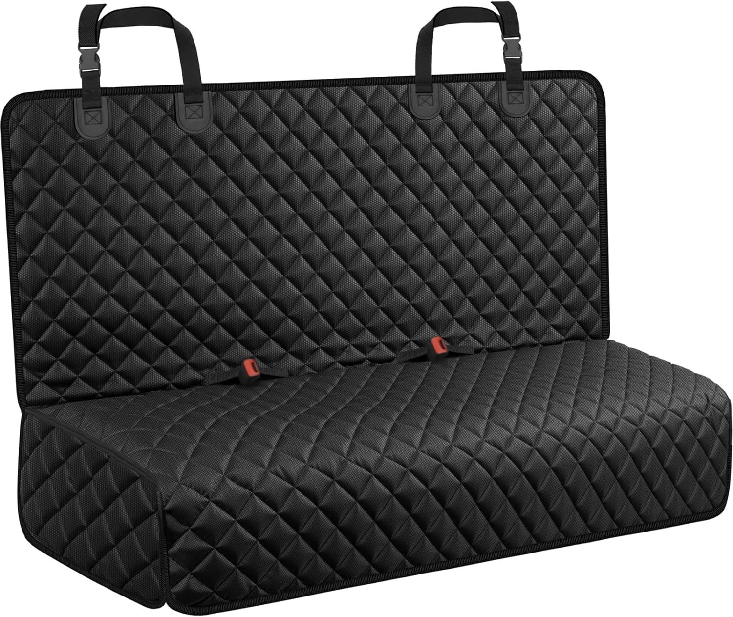 URPOWER Dog Car Seat Cover for Back Seat, Waterproof Car Seat Protector | Non-Slip, Scratch-Resistant, Machine-Washable Rear Bench Seat Cover