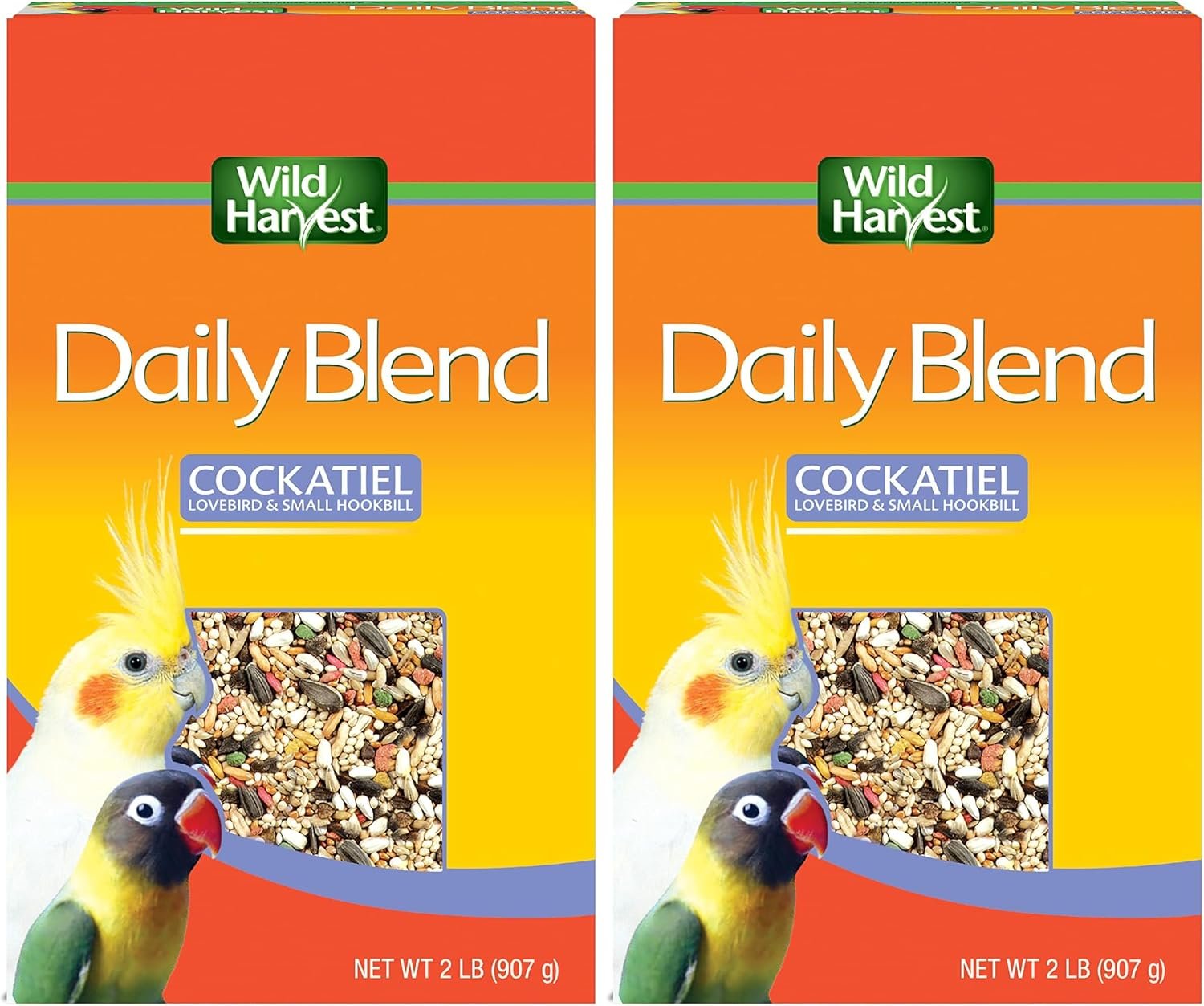 Daily Blend Bird Nutrition, 2 Pound | Pack of 2 | Orange | 32 Ounce