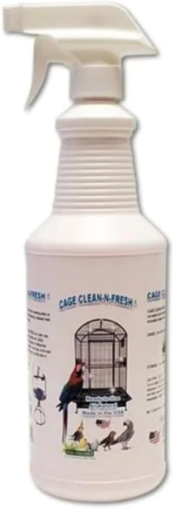 A&E Cage Co. 644104 Cage Clean N Fresh Lime, 32 oz