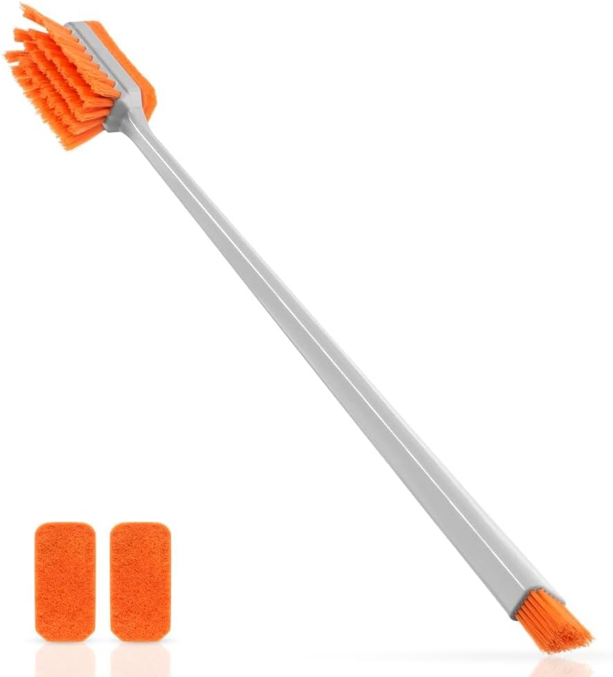 DaToo Small Glass Aguarium Cleaning Tool Algae Scraper for Acrylic Aquariums Fish Tank Cleaner Brush
