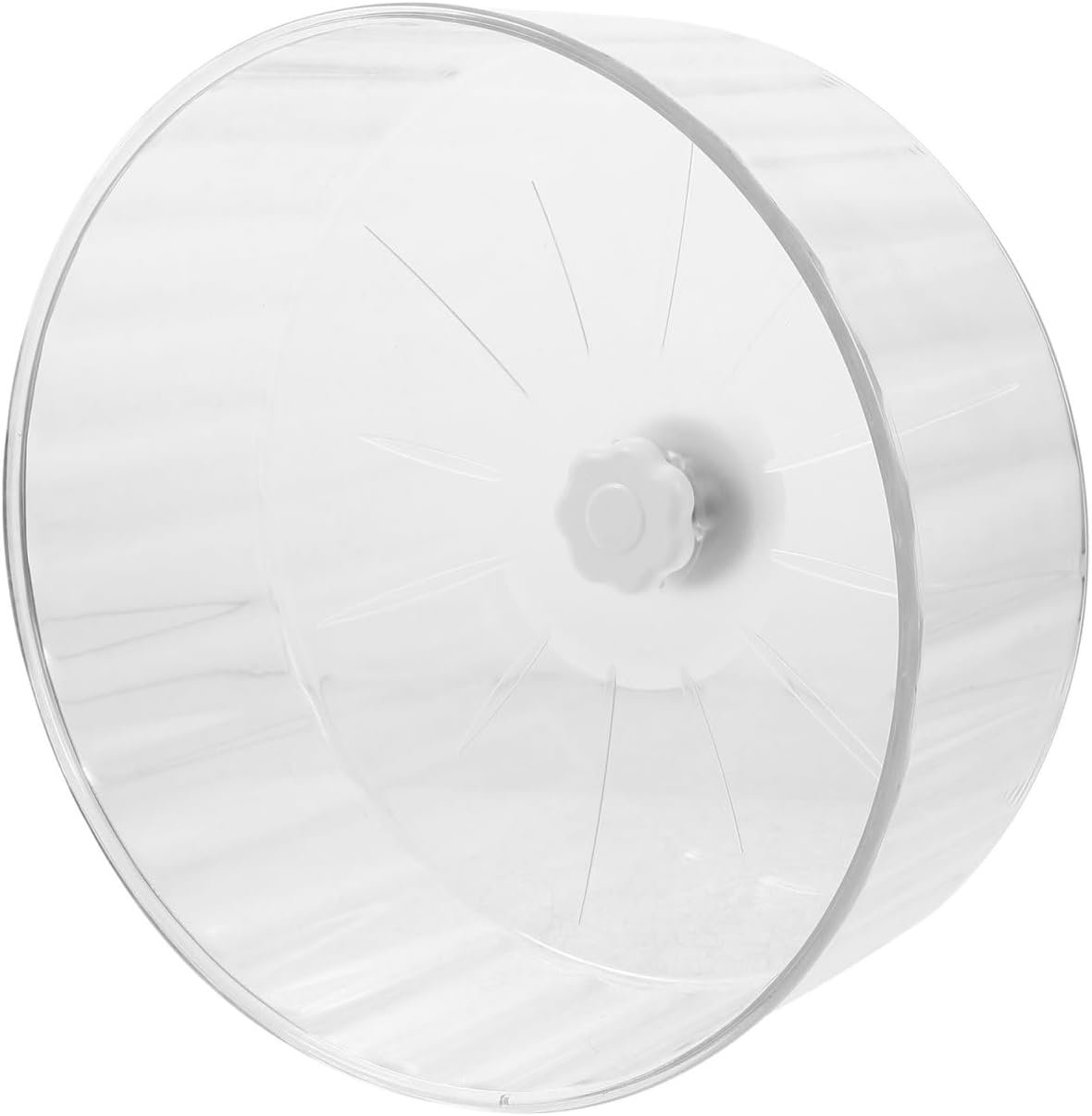 Toddmomy Silent Hamster Running Wheel Large 12-Inch Exercise Wheel for Hamsters Chinchillas Gerbils Sturdy Crystal Design Dual Bearings for Smooth Operation