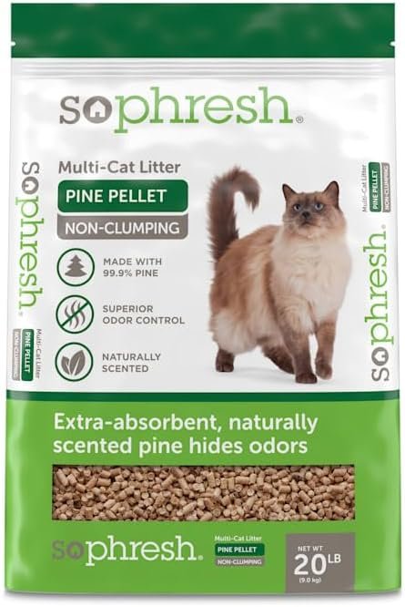 So Phresh by Petco Pine Pellet Non-Clumping Cat Litter 20 lbs.