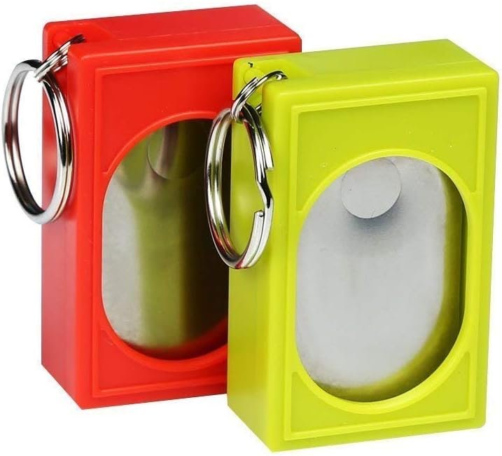 CRMADA Box Training Clickers 2 pcs/Pack, red and Lime Green…