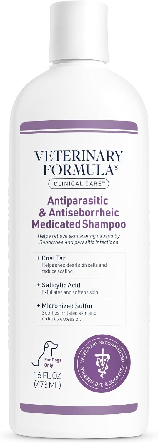 Veterinary Formula Clinical Care Antiparasitic & Antiseborrheic Wash, 16 oz