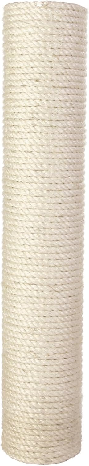 TRIXIE Replacement Sisal Post for Cat Scratching Posts, Backup Scratcher for Indoor Cat Furniture, Trees and Towers, 3.5 in x 19.7 in (9 cm x 50 cm)