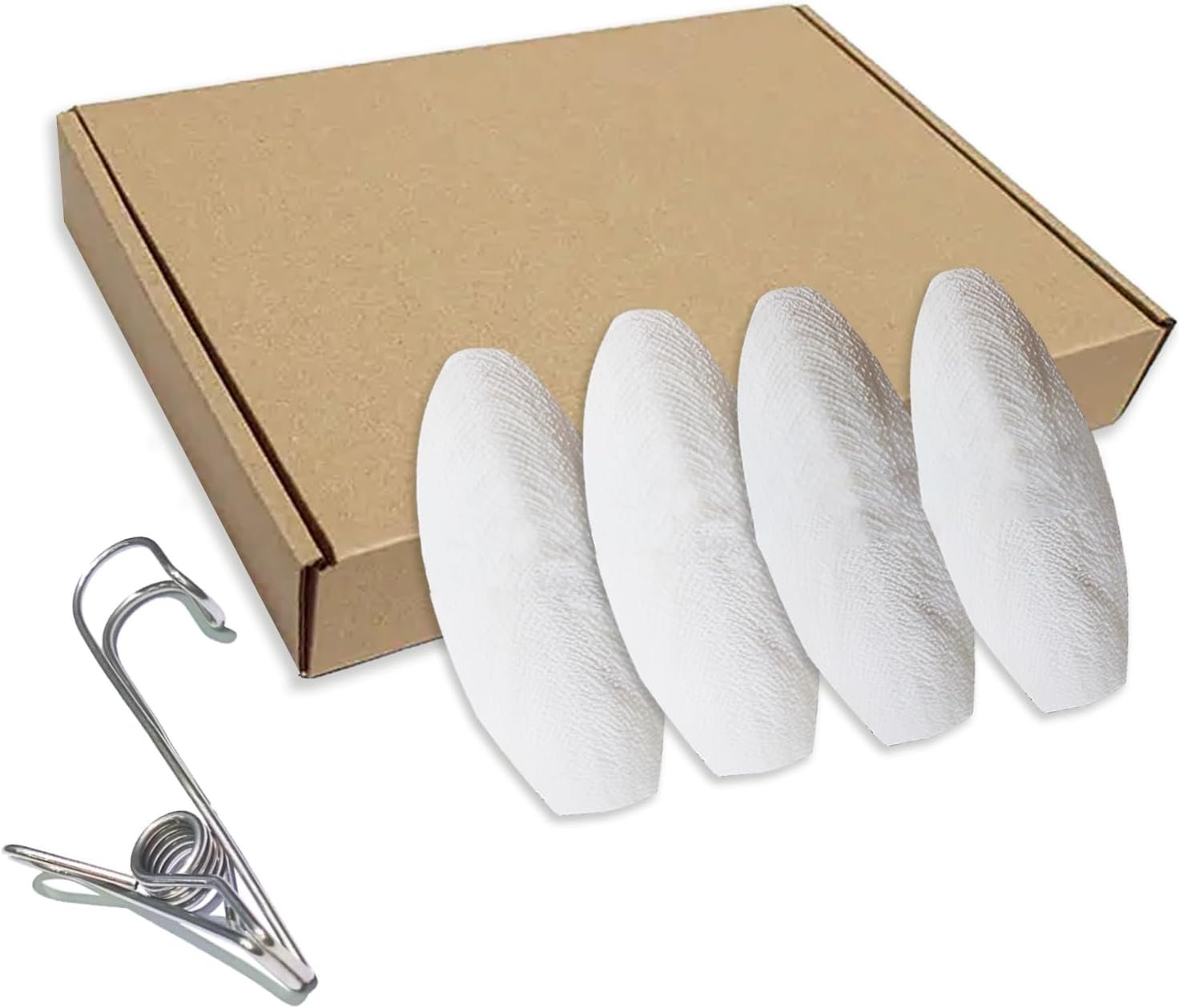 Bird Cuttlebone for Parakeets, Cuddle Bone, Birds Calcium, 3.5″-4″, 4 Pcs | Cuttlefish Bone for Sharp Beaks, Natural Calcium for Parrots Cockatiels Budgie Tortoise
