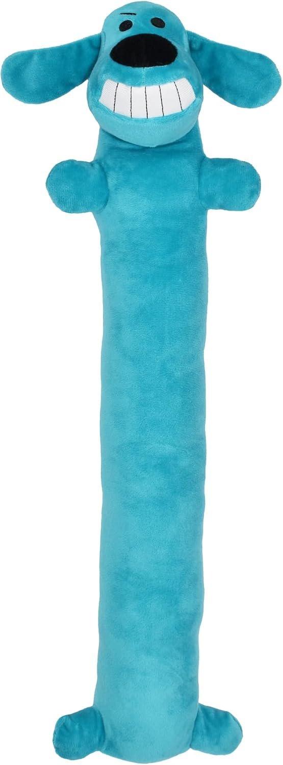 Multipet Original Loofa Dog Plush Toy – Squeaky Toy for All Dogs – Extra Soft Plush – Stuffed Animal Dog Toys for Playing – Cute Dog Pet Toy (1 Count, 12”, Random Color Surprise)