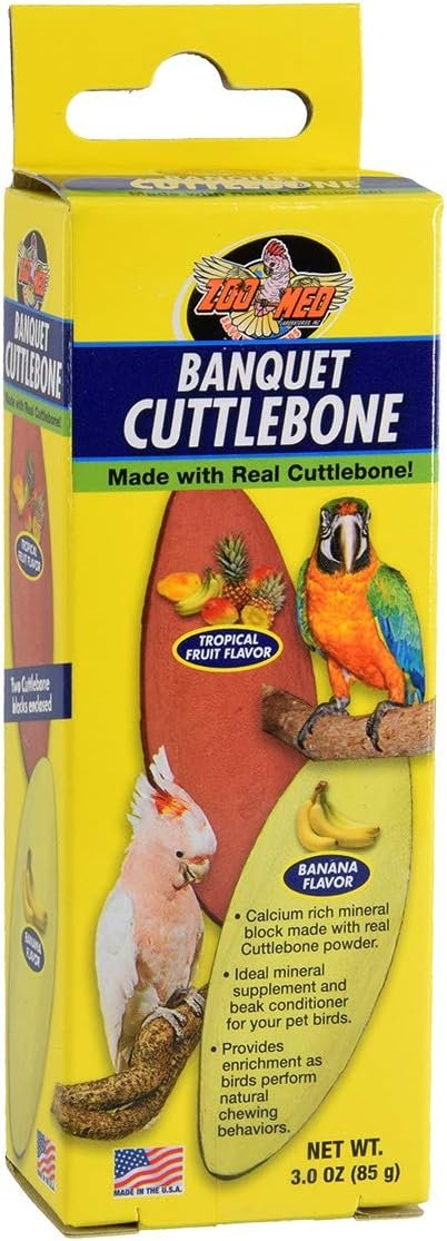 Zoo Med Banquet Cuttlebone – Small, Black