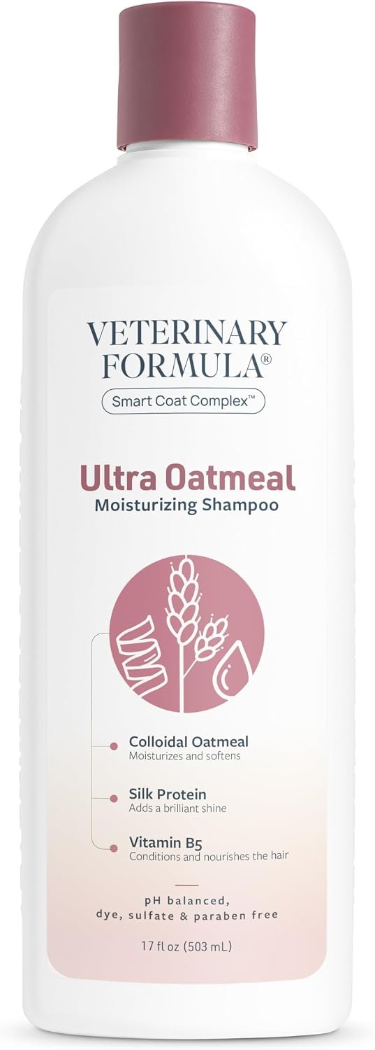 Veterinary Formula Smart Coat Ultra Oatmeal Moisturizing Dog Shampoo, 17oz