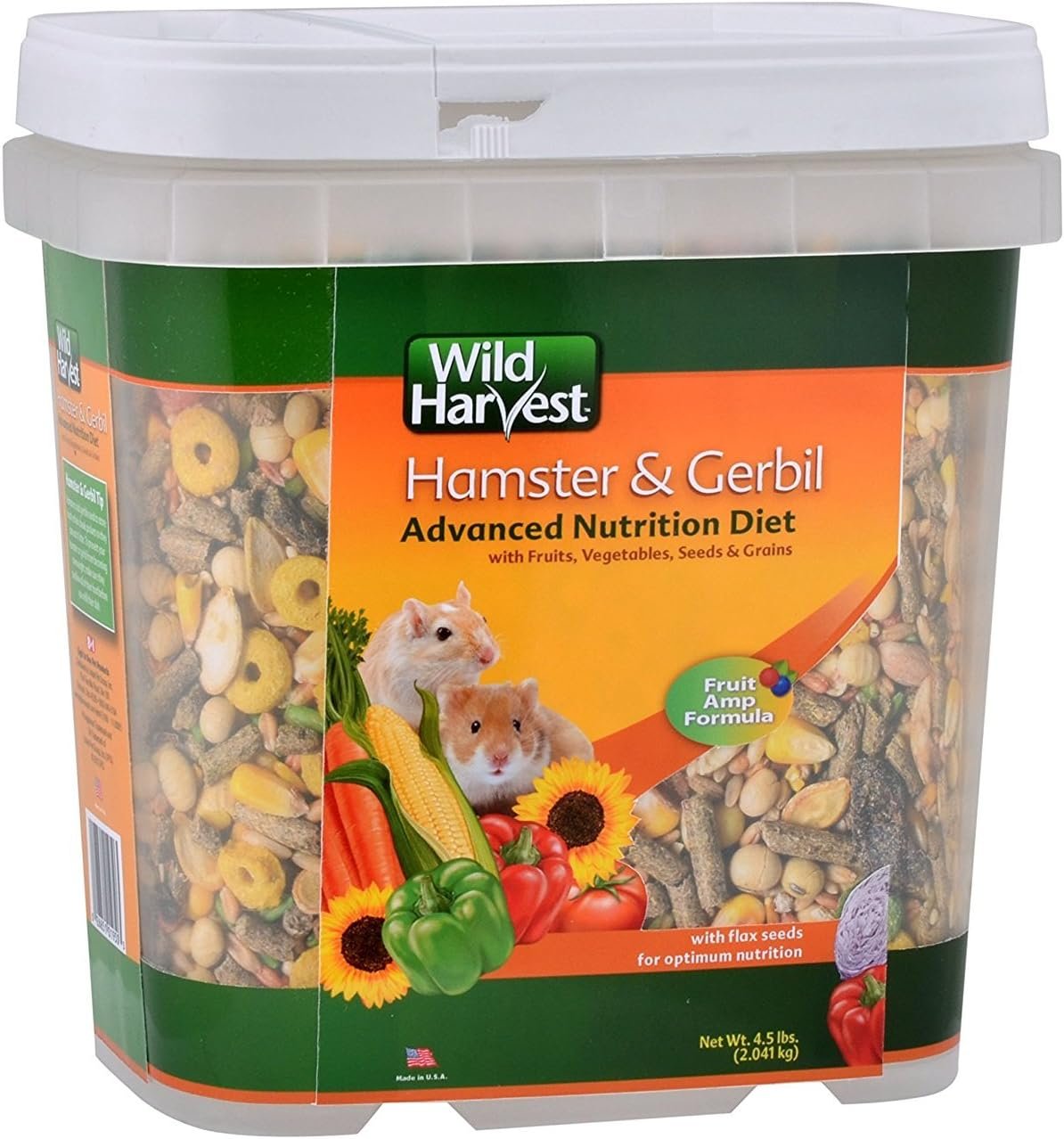 Wild Harvest WH-83543 Wild Harvest Advanced Nutrition Diet for Hamsters or Gerbils, 4.5-Pound