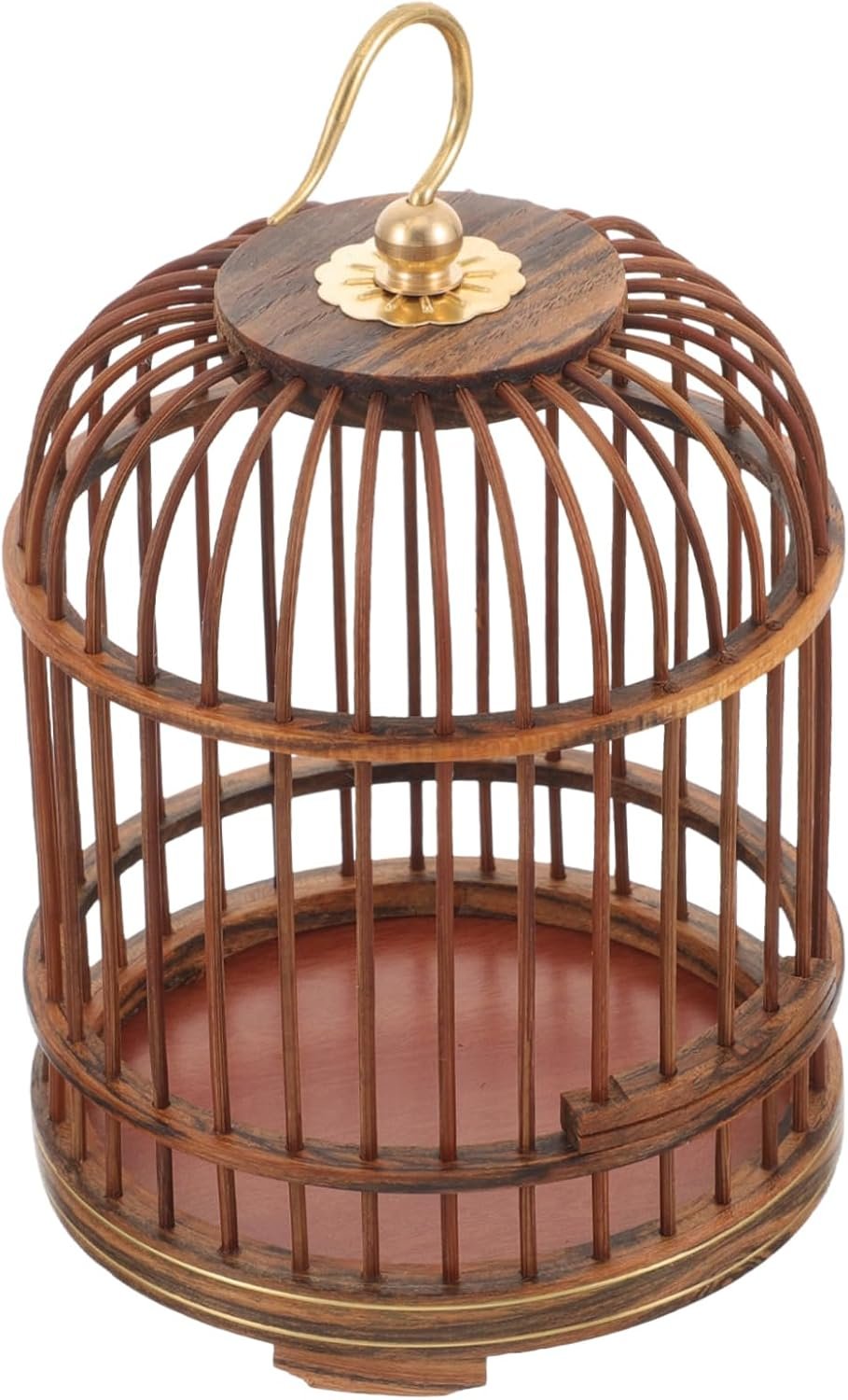 Pet Cage Wooden Decor Wood Decor Hamster Cage Metal Birds Hanging for Bird en Nest Advanced ations Vintage Retro