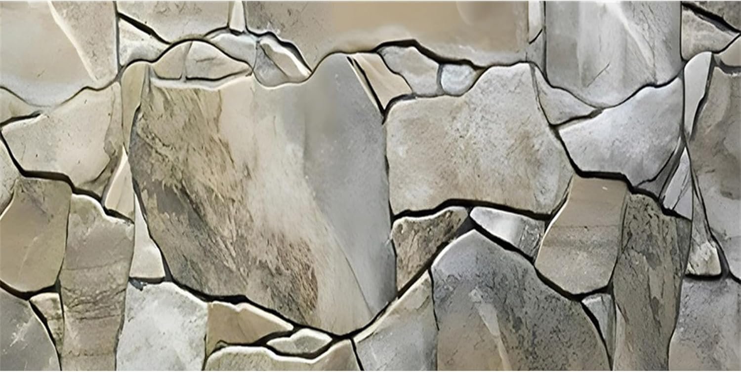 48×18 inches White Grey Rock Terrarium Backdrop Stone Fish Tank Background