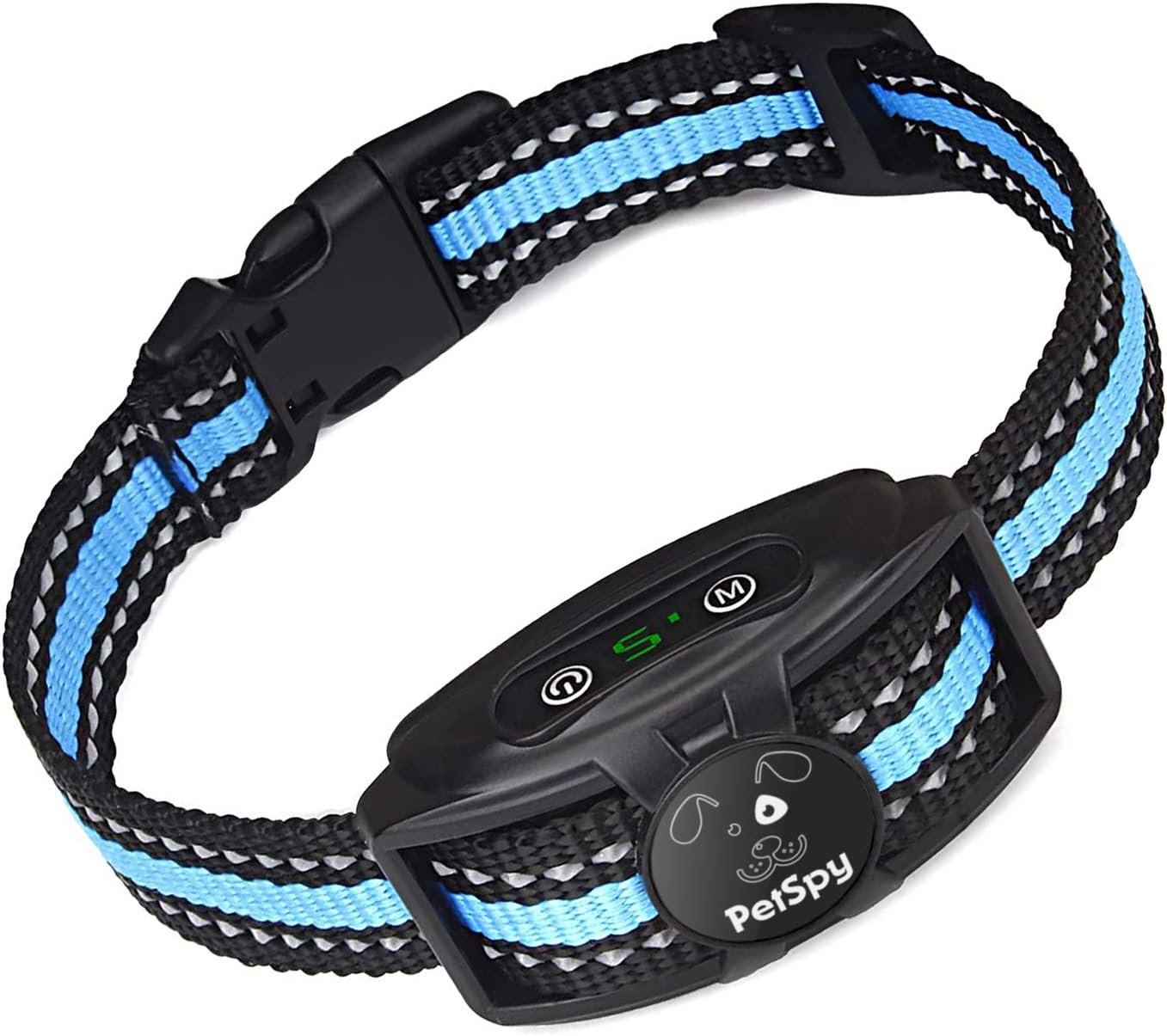 No Shock Bark Collar for Dogs Barking Control Humane Waterproof Training Device w/2 Anti-Bark Dual Vibration & Beep for Small Medium Large Dog