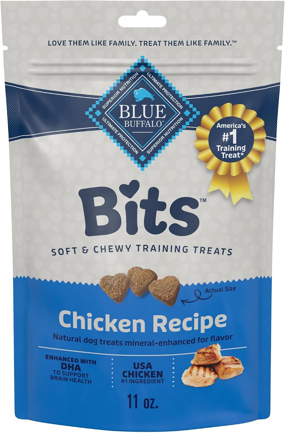 Blue Buffalo Bits Chicken Training Treats, 11 oz