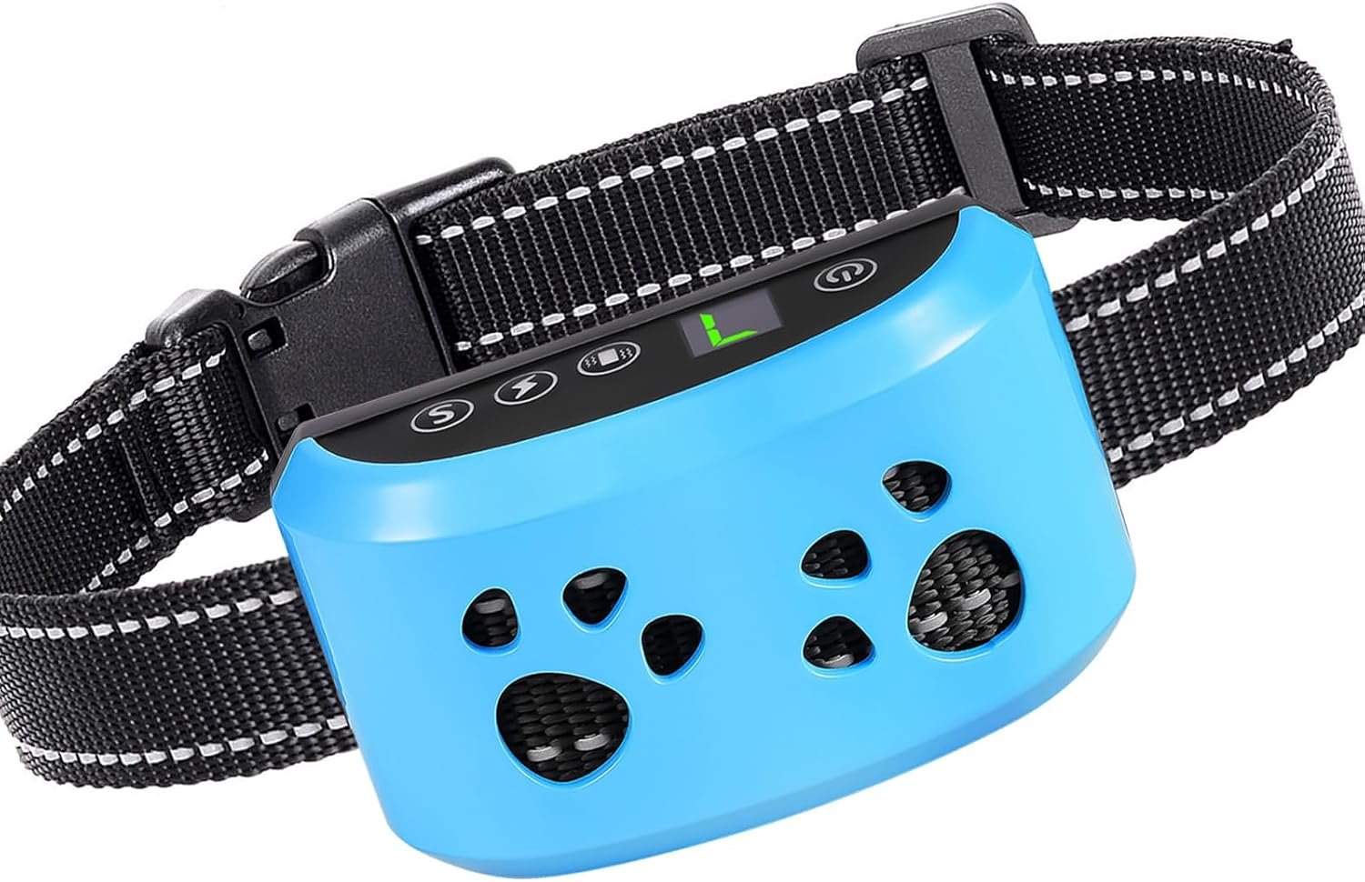 Dog Bark Collar, Svtrat Smart Anti Bark Collar for Small Medium Large Dogs | 7 Adjustable Sensitivity & 4 Humane Modes, Rechargeable Auto No Barking Training Collar for Dogs 8-120lbs, IP65 Waterproof