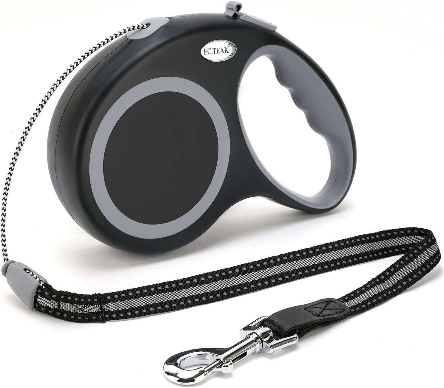 Retractable Dog Leash, 30 FT Dog Walking Leash for Small Medium Large Dogs up to 110 lbs, Heavy Duty No Tangle, Black