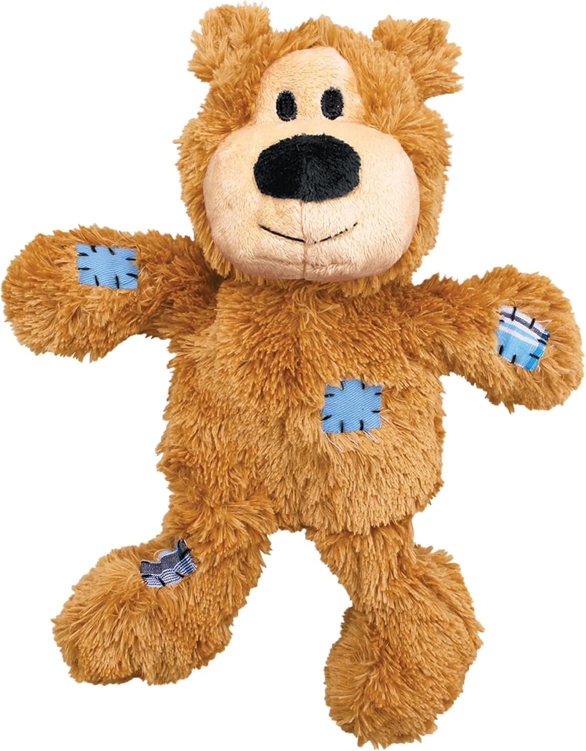 Kong Wild Knots Bear, Knotted Rope Plush Toy, for Medium/Large Dogs | Soft Plush Bear with Internal Knotted Ropes & Minimal Stuffing for Less Mess During Play, Color May Vary