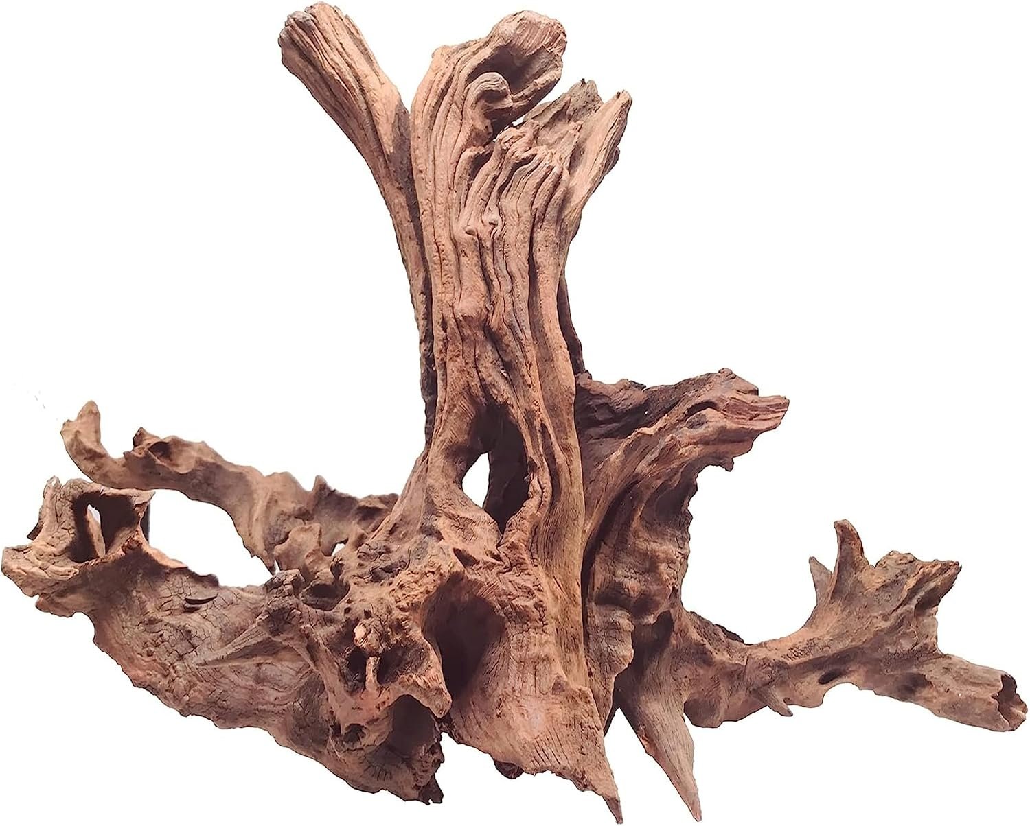 WDEFUN Natural Driftwood for Aquarium Decor, 1-Piece 13”-17” Large Driftwood for Decorations on Fish Tank, Reptiles Bearded Dragon Accessories or Air Plants