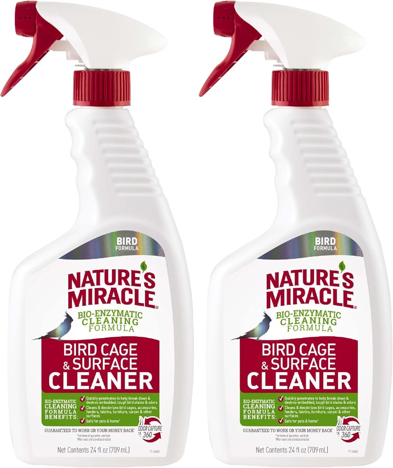 Nature’s Miracle Bird Cage & Surface Cleaner,(Pack of 2)