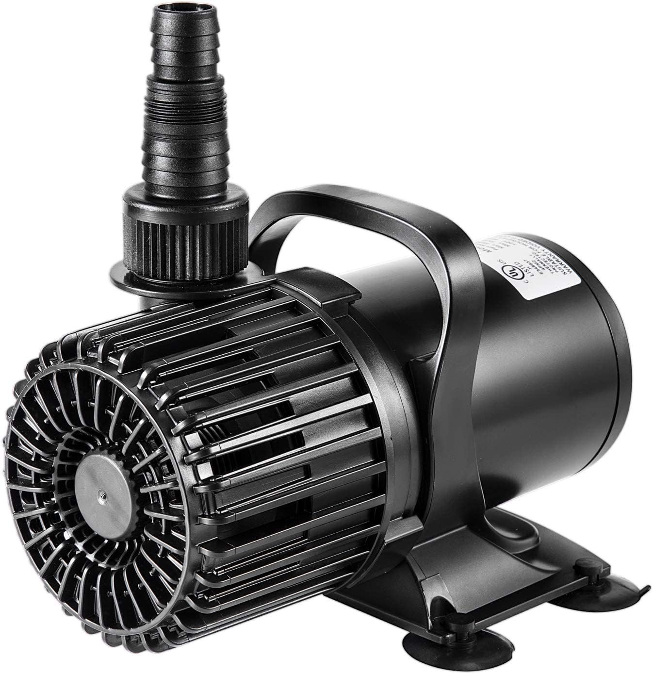 VIVOSUN 1600GPH Sub Water Pump for Pond Waterfall, Statuary, Hydroponics | 100W Pond Pump, Ultra Quiet Aquarium Pump with 15FT. Lift Height for Fish Tank