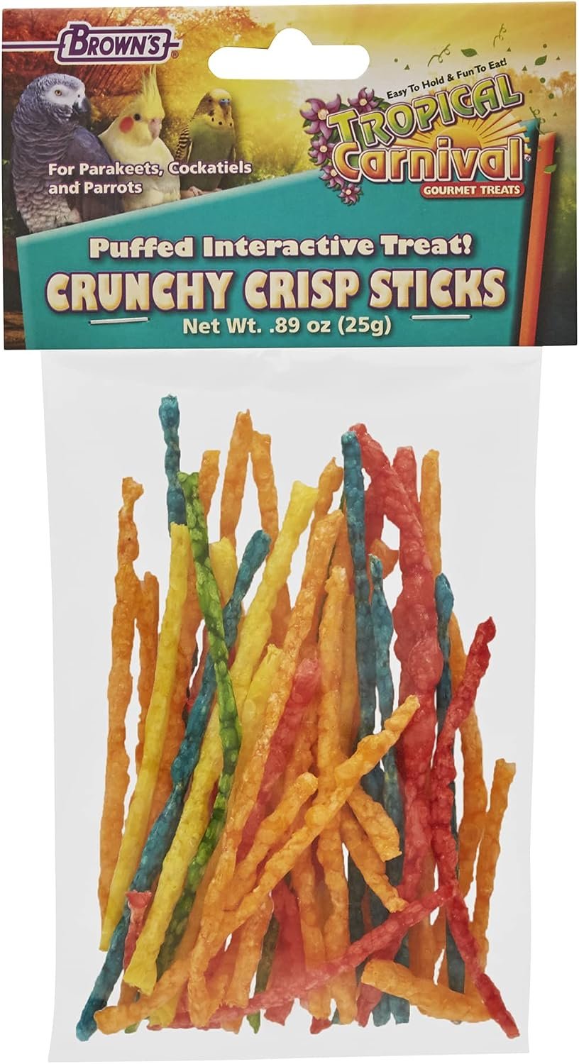 Brown’s Tropical Carnival Crunchy Crisp Bird Treat Sticks, .89 oz.