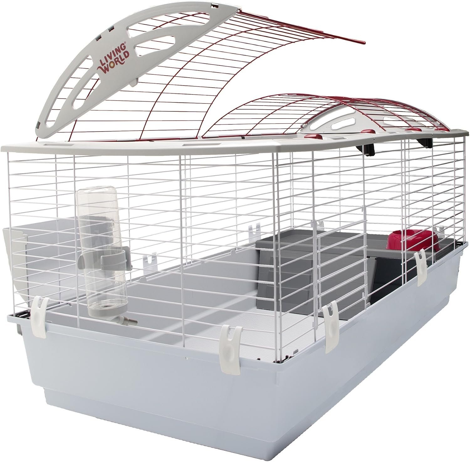Living World – Deluxe Hybrid Habitat, X-Large | Rabbit, Guinea Pig, Chinchillas, and Small Animal Cage