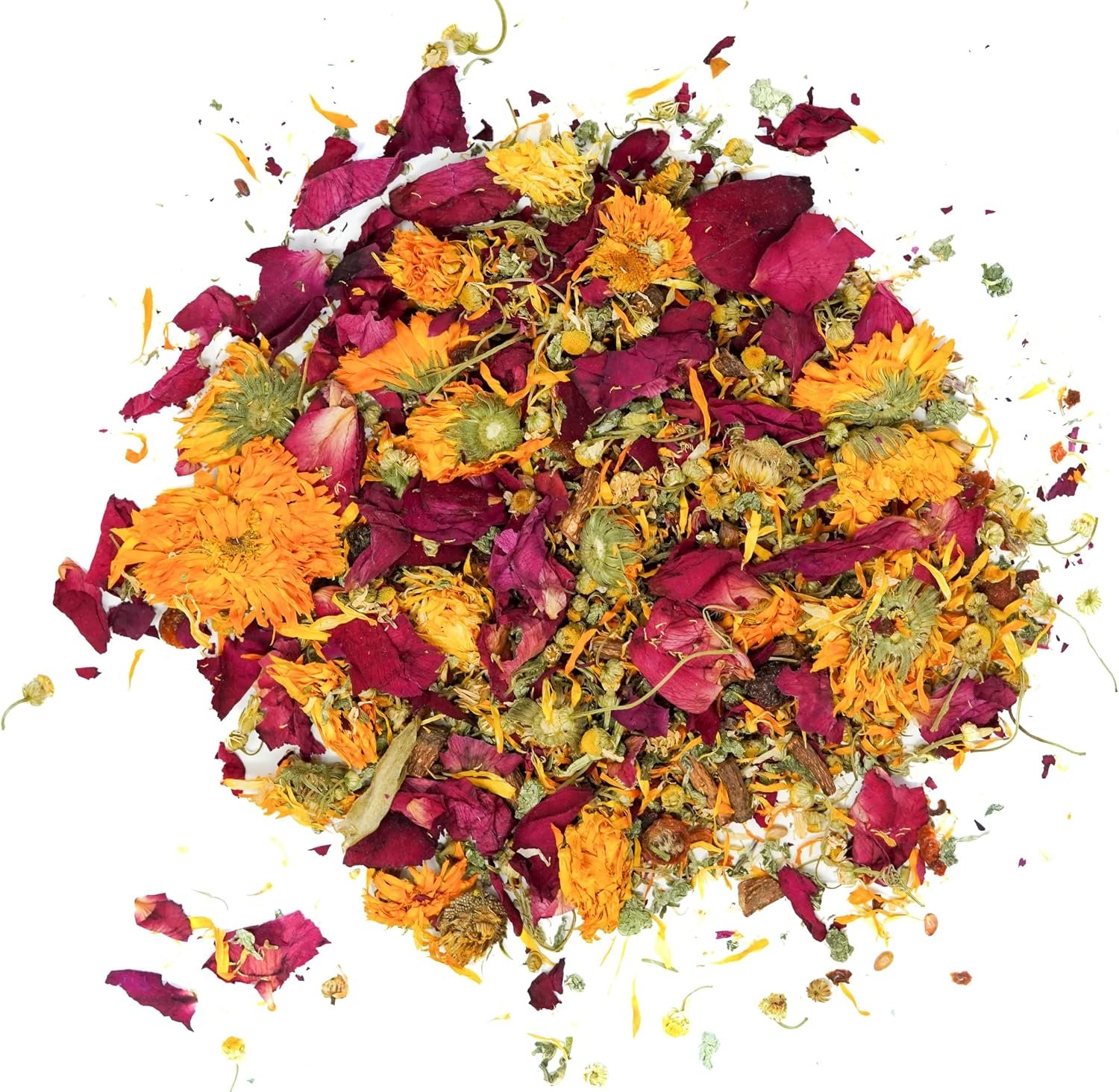 Forage Mix,100% All Natural Botanical Herb Treat for Rabbit Hamster Guinea Pig Chinchilla Chicken Gerbil Degu & Other Small Animals (All in One Forage Mix 30g)